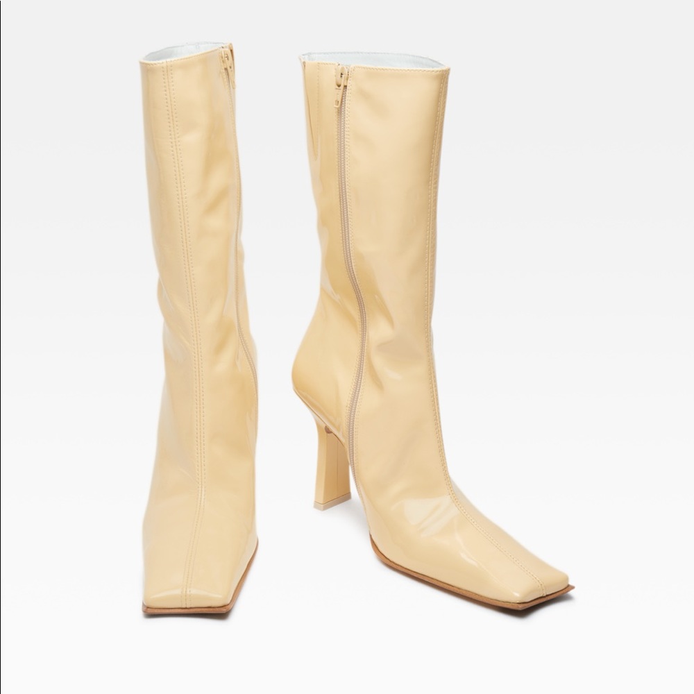 Miista Cream Noor Boots